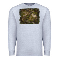 Heather Grey green hunter camouflage pattern brushstroke Premium Sweatshirt - Jasminsmagicworld