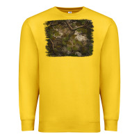 Lemon green hunter camouflage pattern brushstroke Premium Sweatshirt - Jasminsmagicworld