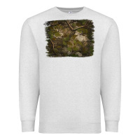 Oatmeal Heather green hunter camouflage pattern brushstroke Premium Sweatshirt - Jasminsmagicworld