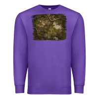 Purple green hunter camouflage pattern brushstroke Premium Sweatshirt - Jasminsmagicworld