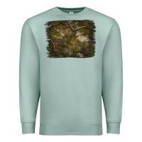 Seafoam green hunter camouflage pattern brushstroke Premium Sweatshirt - Jasminsmagicworld