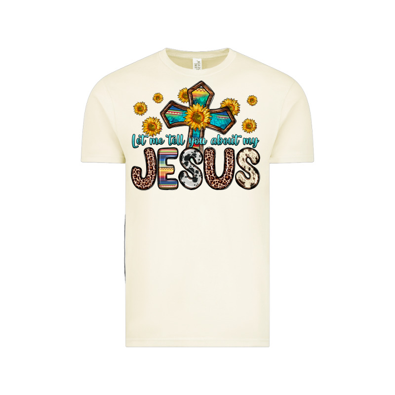 Let Me Tell You About My Jesus Vintage Tee by Zillion Design Studio | Teevron