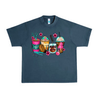 Midnight Navy hairstylist coffee cups Urban Heavy Tee - Zillion Design Studio