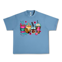 Pebble Blue hairstylist coffee cups Urban Heavy Tee - Zillion Design Studio