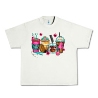 Pistachio hairstylist coffee cups Urban Heavy Tee - Zillion Design Studio