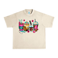Sandshell hairstylist coffee cups Urban Heavy Tee - Zillion Design Studio