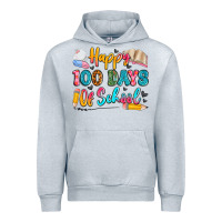 Heather Grey happy 100 days of school Urban Hoodie - Artiststas