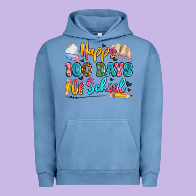 Happy 100 Days Of School Urban Hoodie Designed By Artiststas