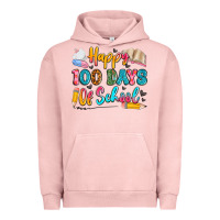 Pigment Salmon happy 100 days of school Urban Hoodie - Artiststas