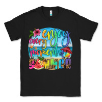 Black enjoy every moment of summer Classic Tee - HRA Design Shop