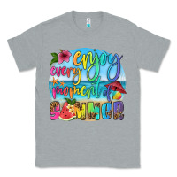 Heather Grey enjoy every moment of summer Classic Tee - HRA Design Shop