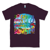 Plum enjoy every moment of summer Classic Tee - HRA Design Shop