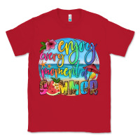 Red enjoy every moment of summer Classic Tee - HRA Design Shop