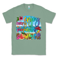 Sage enjoy every moment of summer Classic Tee - HRA Design Shop