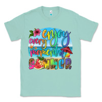 Seafoam enjoy every moment of summer Classic Tee - HRA Design Shop