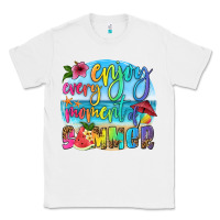 White enjoy every moment of summer Classic Tee - HRA Design Shop