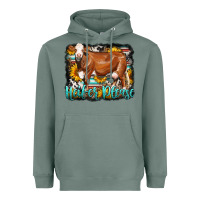 Sage Western Heifer Please Simmental Cow Heavyweight Hoodie - LillyAllenDesigns