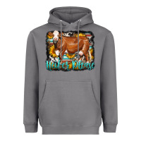 Storm Western Heifer Please Simmental Cow Heavyweight Hoodie - LillyAllenDesigns
