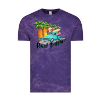 Cloud Purple road trippin Vintage Tee - BarkalooDesign