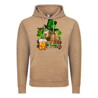 Vintage Coffee st. patricks day goat and beer Vintage Hoodie - RanaPortraitStore