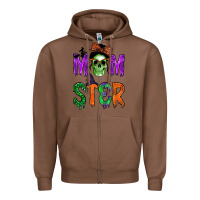 Chestnut momster Zipper Hoodie - BundleAndBundleShop
