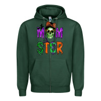Sports Green momster Zipper Hoodie - BundleAndBundleShop