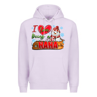 Lilac i love being a nana Premium Hoodie - MaliasSmallBusiness