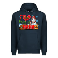 Navy i love being a nana Premium Hoodie - MaliasSmallBusiness