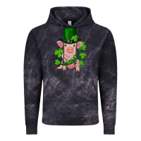 Cloud Black st. patricks day lucky baby pig Vintage Hoodie - RanaPortraitStore