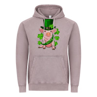 Vintage Zinc st. patricks day lucky baby pig Vintage Hoodie - RanaPortraitStore