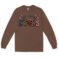 Chestnut oh my stars Long Sleeve Tee - CowhideDigitalArt