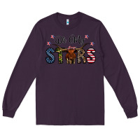 Plum oh my stars Long Sleeve Tee - CowhideDigitalArt