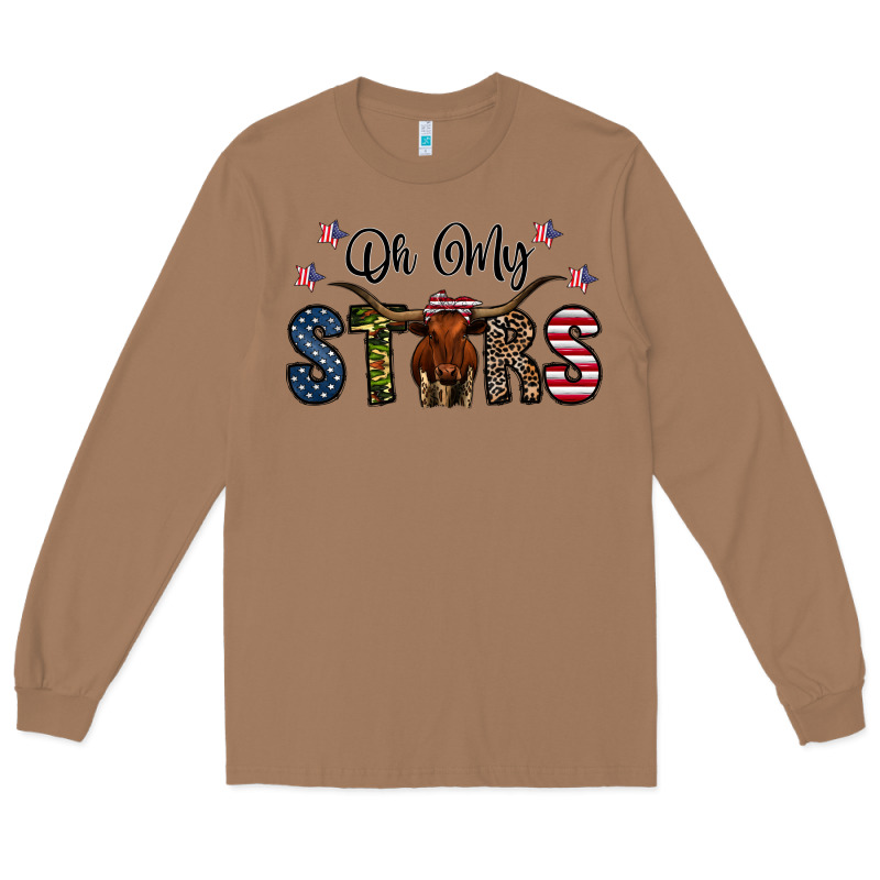 Oh My Stars Long Sleeve Tee by CowhideDigitalArt | Teevron