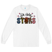 White oh my stars Long Sleeve Tee - CowhideDigitalArt