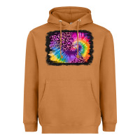 Meerkat tie dye leopard glitter background Heavyweight Hoodie - Jasminsmagicworld