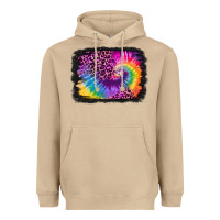 Mushroom tie dye leopard glitter background Heavyweight Hoodie - Jasminsmagicworld