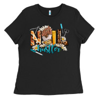 Black nail hustler Ladies Tee - AdoDesignShop