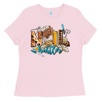 Bubblegum Pink nail hustler Ladies Tee - AdoDesignShop