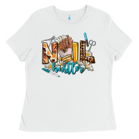White nail hustler Ladies Tee - AdoDesignShop