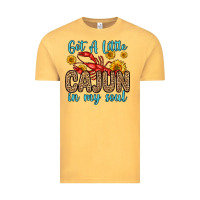 Vintage Mustard got a little cajun in my soul Vintage Tee - Zillion Design Studio