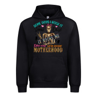 Black some days i rock it some days it rocks me either w Urban Hoodie - Artiststas