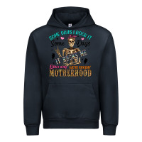 Navy some days i rock it some days it rocks me either w Urban Hoodie - Artiststas