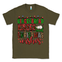 Army Green gingerbread kisses and christmas wishes Classic Tee - FaDigitalArtStudio