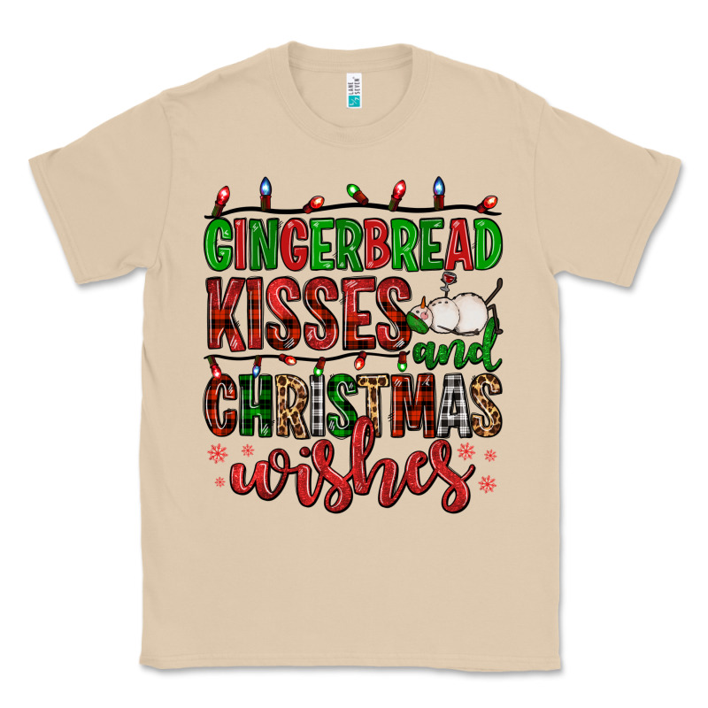 Gingerbread Kisses And Christmas Wishes Classic Tee by FaDigitalArtStudio | Teevron