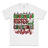 White gingerbread kisses and christmas wishes Classic Tee - FaDigitalArtStudio
