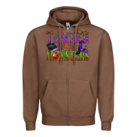 Chestnut teacher of monsters Zipper Hoodie - BundleAndBundleShop