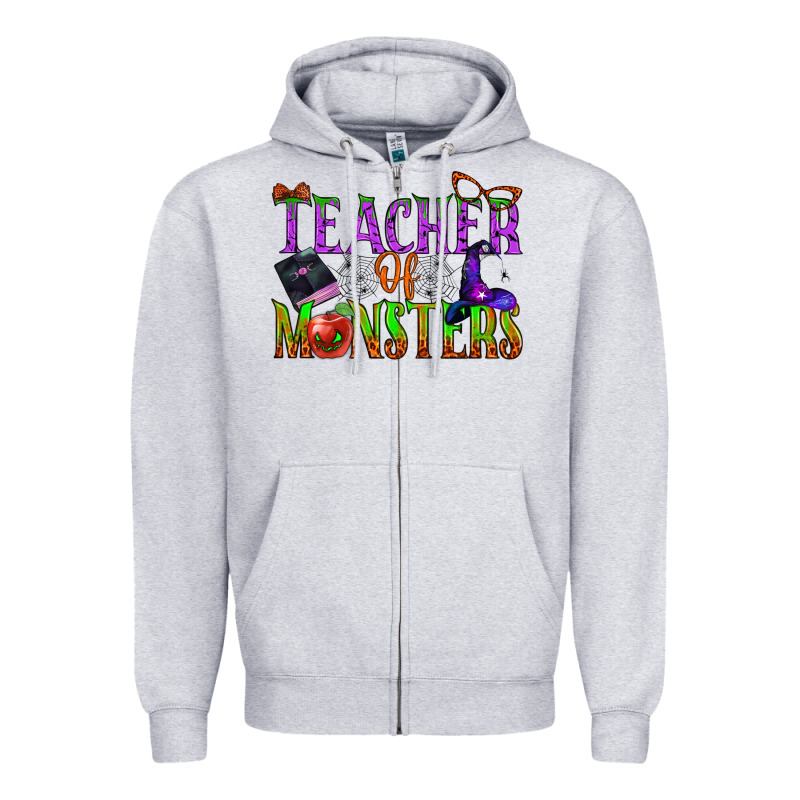 Teacher Of Monsters Zipper Hoodie by BundleAndBundleShop | Teevron
