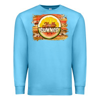 Ocean Blue hello summer watermelon lemon Premium Sweatshirt - Jasminsmagicworld