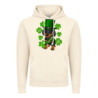 Vintage Artic st. patricks day lucky dachshund puppy Vintage Hoodie - RanaPortraitStore