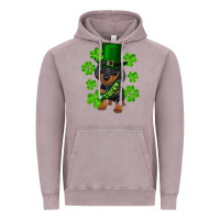 Vintage Zinc st. patricks day lucky dachshund puppy Vintage Hoodie - RanaPortraitStore